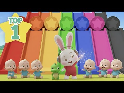 Bunny & Baby Magic Colours 🌈 | Learn Colors with Fun | Kids Podcast