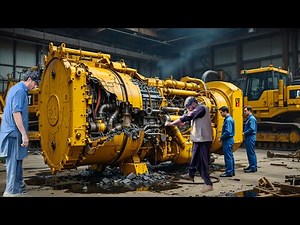 Caterpillar Engine Seized Due to Broken Camshaft, Connecting Rod, Piston and Engine Block