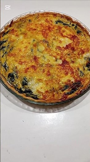 tarta de espinaca sin tapa súper fácil rica y nutritiva