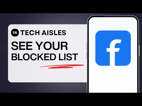 How to See Blocked List on Facebook
