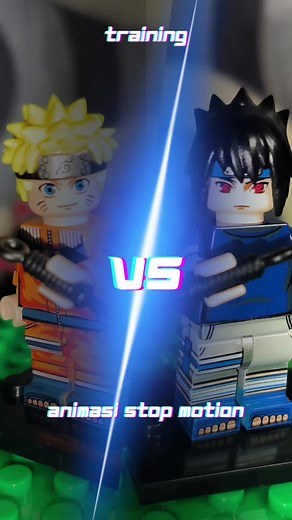 Naruto vs Sasuke Stop Motion Animation