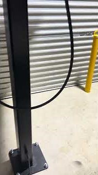 HAPP25 4 post CAR storage HOIST 4T, lift of 2m with 1.9m clearance - suits home garage or businesses