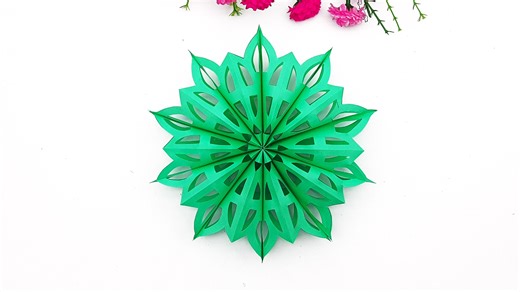 12K views · 125 reactions | DIY Christmas Snowflakes - Easy Crafts...