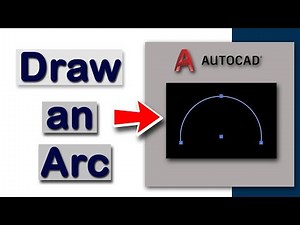 How to draw an arc in AutoCAD 2022