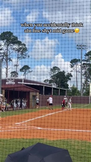 Softball Player's Funny Mid-Game Thought