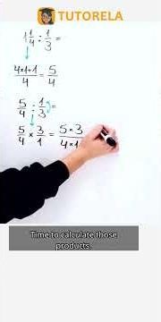 Divide Mixed Numbers Easily: 1¼ ÷ ⅓ Explained #Math #MixedFractions #AllOperationsInMixedFractions
