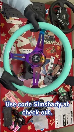 Nrg wheel and quick release to Moza R5. #mozaracing #nrg