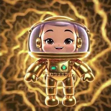 Golden Space 🌈 Colors Song🎵 Toddler Learning Video 🌈 Learning Colors For Kids - Kids Songs