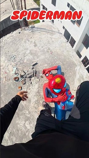 SPIDER MAN BIG BALLOON #parkour #spiderman #spidermanparkour #delhikaspiderman #balloons