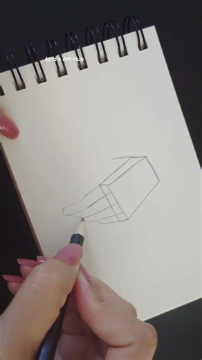 How to draw hand easy for beginners #art #satisfying #shorts