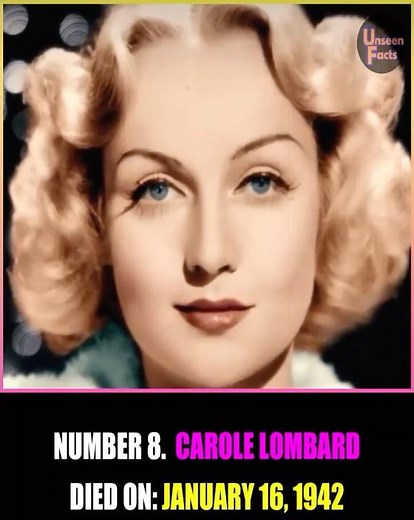 Remembering Carole Lombard, the Hollywood star who died in a 1942 plane crash after a WWII bond tour