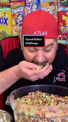 97% of people FAIL Cereal Killerz’ 80oz Monster Cereal Bowl Challenge in Las Vegas, Nevada!! #randysantel #foodchallenge #cereal #monster #cerealbowl #cerealkillerz #carbs #cereals #lasvegas #nevada