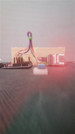 Real-Time Temperature & Humidity Display on LED Matrix