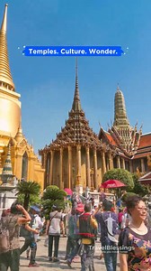 🌟 Discover Bangkok Like Never Before! 🌟 From the vibrant heart of Asia to stunning temples, bustling markets, and serene river cruises — every moment is a memory waiting to happen. 🇹🇭✨ Let Travel Blessings, trusted by 600K travelers, take you there. 📅 Book your Bangkok getaway today! 🌐 www.travelblessings.online/bangkok | Travel Blessings Tour Packages