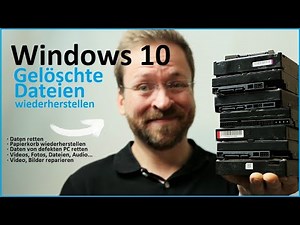 Tutorial Windows 10: Gelöschte Daten wiederherstellen & reparieren /Moschuss.de