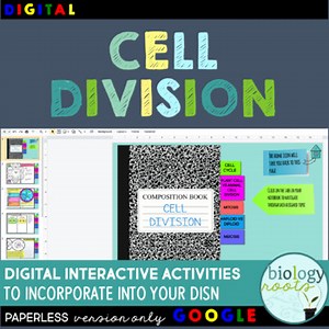 Cell Division Digital Interactive Notebook
