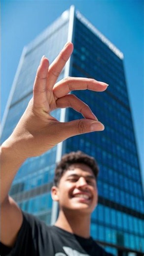 This Forced Perspective Trick Will Blow Your Mind #opticalillusion #photography