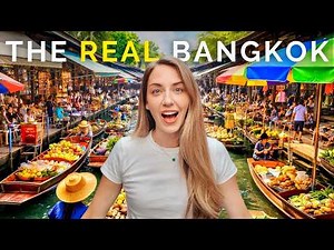 Visiting Bangkok's CRAZIEST Markets 🇹🇭 Train, Floating & Hidden!