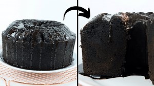 Mile-High Dark Chocolate Pound Cake Recipe