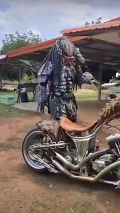 1.5K views · 52 reactions | Predator biker  . . . Prey Cosplay motorcycle motorbike 3d printing bike ghost rider terminator robocop cosplayer Comic-Con | Do3D.com | Facebook