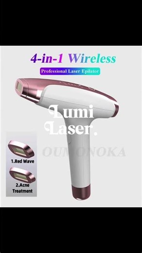 The Lumi laser and IPL hair removal device
