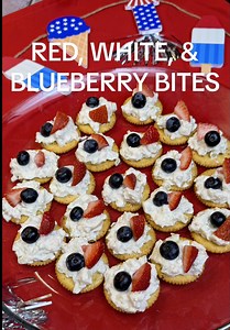 Red White & Blueberry Bites – Easy 4th of July Appetizer