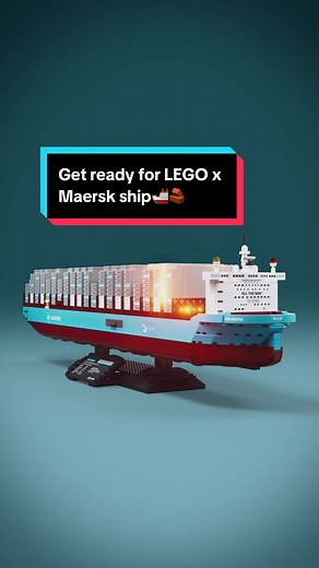 LEGO x Maersk Collaboration Launching March 1st