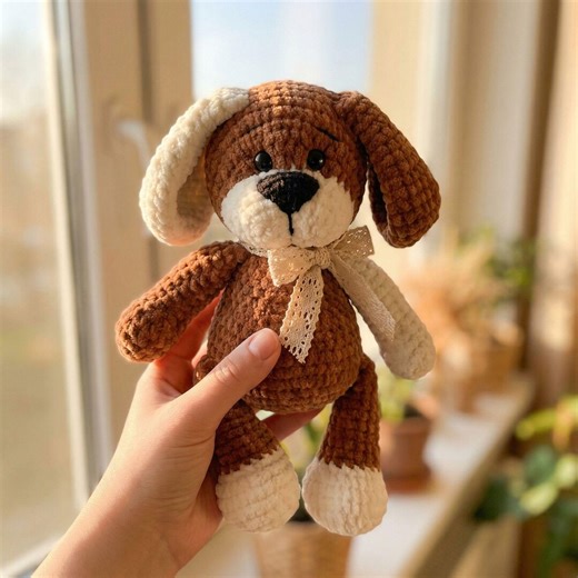Crochet Puppy Pattern PDF, Amigurumi Dog Toy, Beginner Friendly, Nursery Gift, Softie - Etsy Australia
