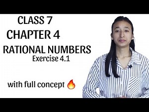CLASS 7 || CHAPTER 4 || RATIONAL NUMBERS || EXERCISE 4.1 || COMPULSORY MATH IN ENGLISH MEDIUM ||