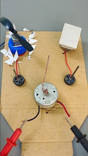 Simple DC Motor Hack You Didn’t Know! ⚡dc motor switch device #dcmotor #experiment #tech