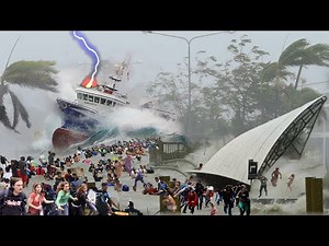 Tragedy in Croatia! Storm and giant waves in Istria, yachts scattered, debris everywhere