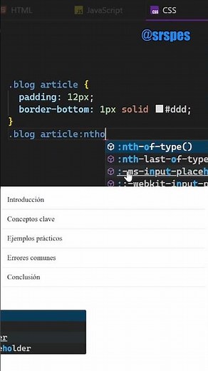 How the nth-of-type pseudo-class works in CSS
