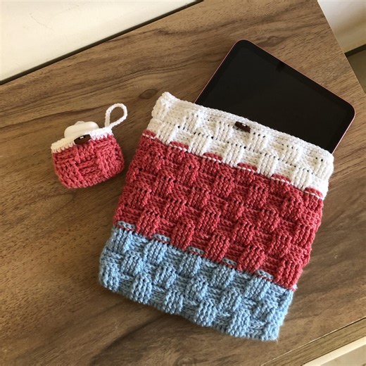 Crochet iPad & Airpods Cover Pattern PDF - Etsy