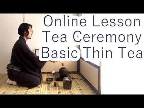 Tea Ceremony Japan: Online Lesson: Basic Thin Tea, Summer, Urasenke with teacher's instruction