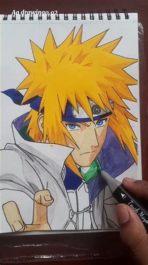 Minato drawing ✨️#animedrawing#foryou#viral