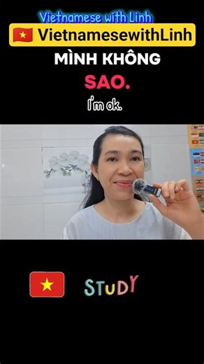 I'm Ok in Vietnamese 🇻🇳| Learn Basic Vietnamese Phrases for Beginners #Shorts #Vietnamese #TiengViet