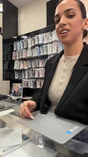 Shopping for Stylish Phone Cases in a Retail Store