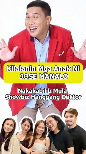 Kilalanin ang mga Anak ni Jose Manalo Mula Showbiz Hanggang Doktor!