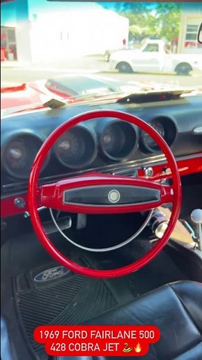 1969 FORD FAIRLANE 500 CONVERTIBLE 428 COBRA JET 🐍🔥 #musclecar #classiccars #willatualizayou