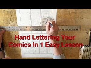 Hand Lettering Your Comics... Here's How