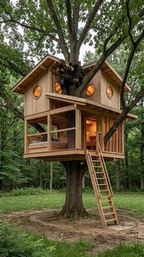 Treehouse Build From Scratch to Cozy Hideout