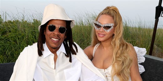 Beyoncé Wore a Sheer Lace Corset Dress to a Fourth of July White Party