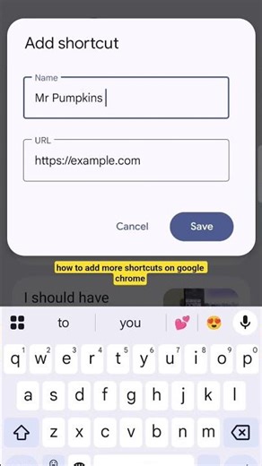 how to add more shortcuts on google chrome #howto #smartphone #googlechrome #tipsntricks