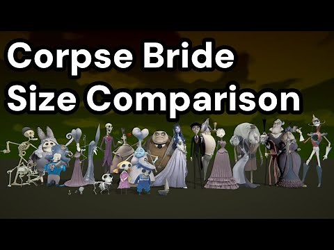 Corpse Bride Size Comparison