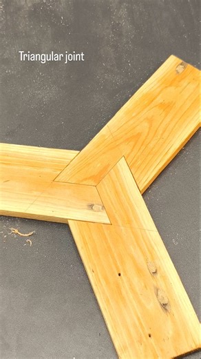 Jointing tips make triangular jointing V2 #fblifestyle #woodworking #diy #tips #plywoodworking | Plywoodworking Tips & Trick