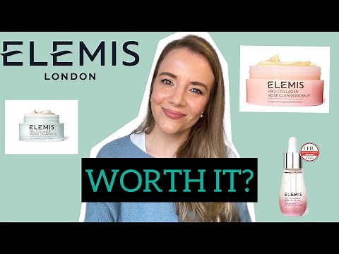 ELEMIS luxury skincare review🪸✨ #skincare #beauty #elemis