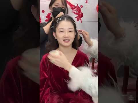出嫁前的新娘妝｜中國新娘妝造全過程