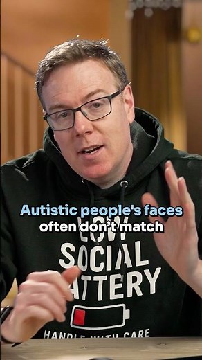 When your face doesn’t match the situation 🙃 #actuallyautistic #understandingautism