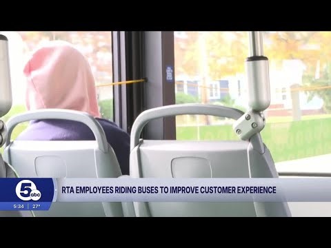 RTA employees riding buses to improve customer experience