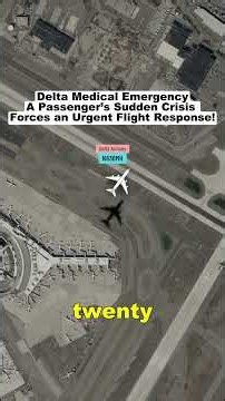 Delta Medical Emergency #airlines #pilot #mayday